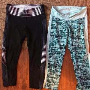 TWO pairs of Capri workout pants!